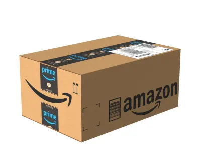 Amazon Box 1G PBR 13 Low-poly 3D model