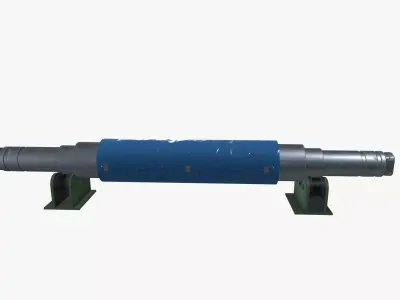 Roller Bearing Stand Low-poly 3D model