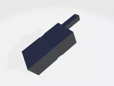 Walkie-Talkie box Low-poly 3D model