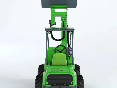 Skid Steer Loader Avant 528 Ts Truck 3D model