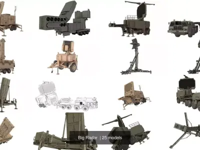 Big Radar  3D Model Pack