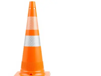 Traffic Cone Model Pack for D Rendering and Game Development Low-poly 3D model