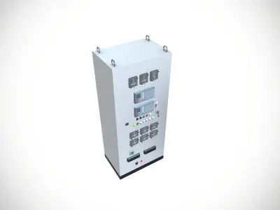 Control Panel Low-poly 3D model order