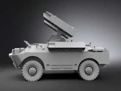 Strela 1 Scale model 3D print model