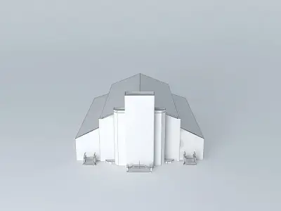 CENTRAL MARKET SUPPLY OF SANTA POLA Free 3D model