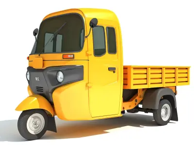 Mini Cargo Pick Up Rickshaw Maxima 3D model