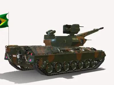 LEOPARDO 1 A5 TORC30BR Low-poly 3D model