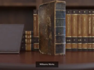 Antique Books 3D Model Pack