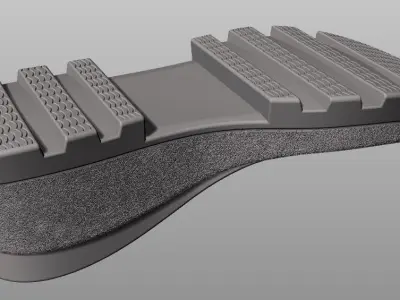 3D Shoes Sole 3D model