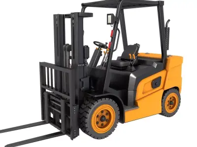 Industrial Forklift  3D model