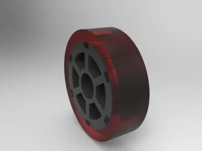 Rubber Wheel Free 3D model