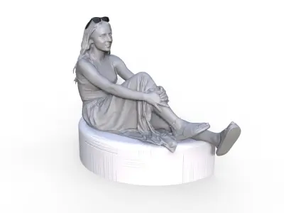 Figure LEA type B for ship model or diorama 3D print model