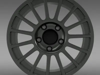 VW Polo R WRC rim 3D model