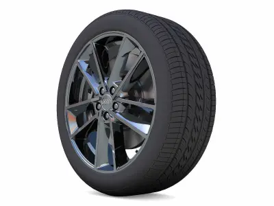 Audi S8 Rim 3D Model  Low-poly 3D model