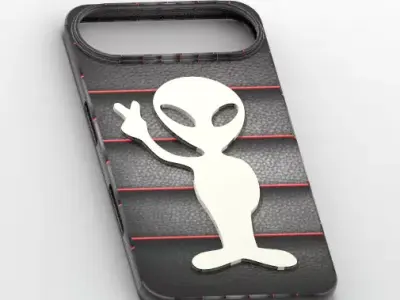 Cosmic Peace Alien MagSafe Case 3D print model