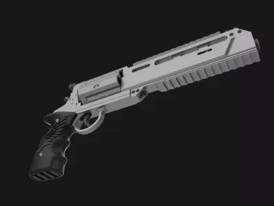 RSh-12 Requiem from Resident Evil Requiem 3D model