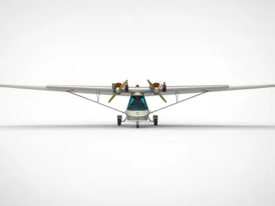 Ultraflight Lazair Airplane 3D model