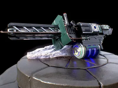 Flamethrower 3D model buy