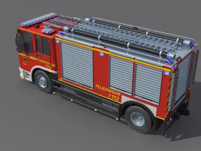  German Firetruck 