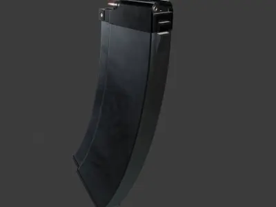 AK74 Magazine Game Ready PBR Free low-poly 3D model