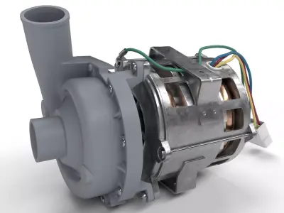 Wash pump 3D model