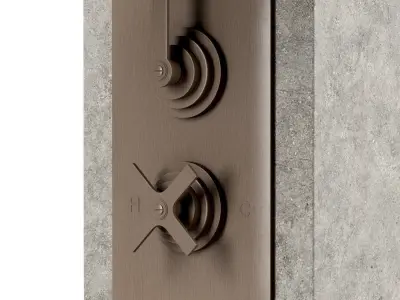 Landmark pure urban shower by Samuel Heath  3D model