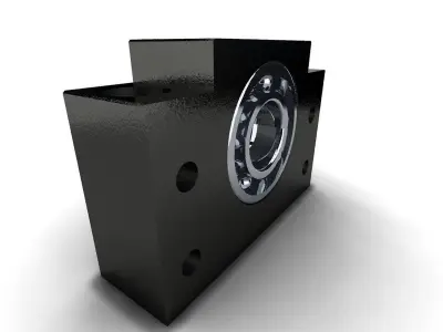 BF20 supports 3D model