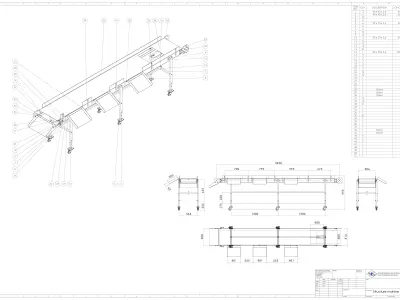 Transporteur bande Free 3D model