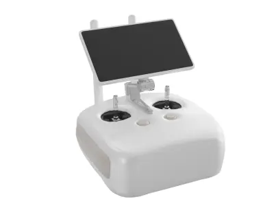 Quadcopter DJI Phantom 4 Pro BLENDER 3D Model Cycles 3D model
