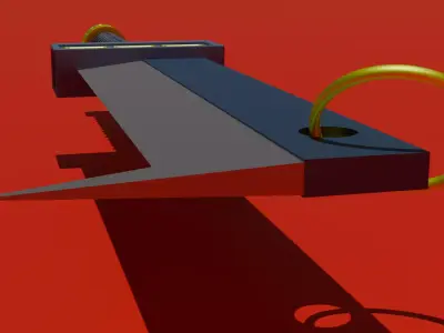 Mandoble del Juicio Dorado Free 3D model