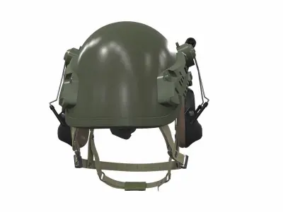 Tactical military helmet FG-1 3D model