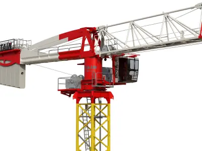 Tower Crane Potain MDT 269 J12 3D model