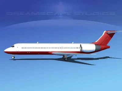 Boeing 717-200 Corporate 1 3D model