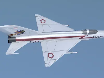 MiG-21 AURI 3D model