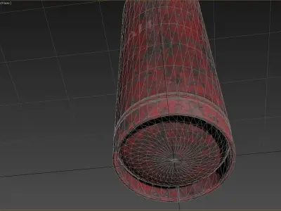  low poly model of a gas cylinder of 34 l and 27 l Free low-poly 3D model