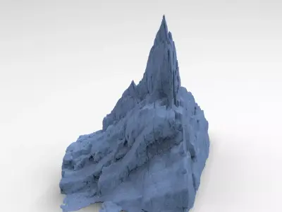 Dark Horror Cliffs 7  3D model