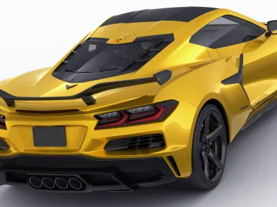 Chevrolet Corvette C8 Z06 - Z07 Performance Package 2023 3D model