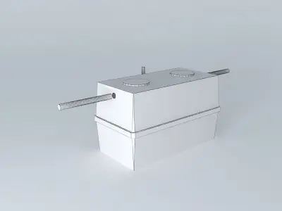 septic tank 3000 L eye lift pump Free 3D model