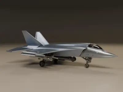 fighter jet 3D print model 6