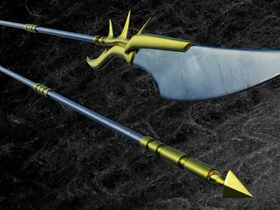 MEDIEVEL SPEAR  Low-poly 3D model