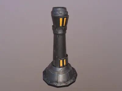 Mine Cauldron 2 Low-poly 3D model