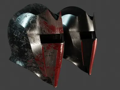 Knight Helmet 3D model purchase