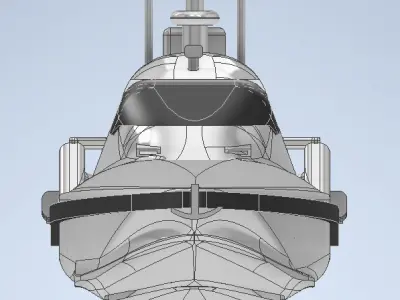 KAAN 19 Turkish coast guard 3D print model