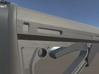 Magpul CTR-Compact Low-poly 3D model