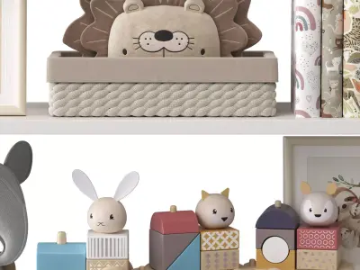 Decor for Kids Room 03 3D model