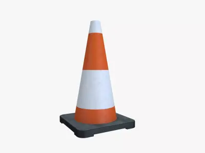 Traffic cone 3D model get