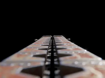 Electro Shock Sword Low-poly 3D model