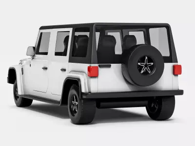 Modern Offroad SUV Vehicle Model 3D model