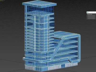market building 3D model