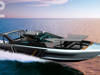 Yacht Boat concept  Principessa  3D model